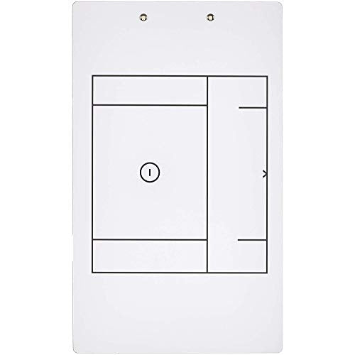 Murray Sporting Goods Dry Erase Coaches Clipboard | Double-Sided Dry Erase White Board - style: Lacrosse