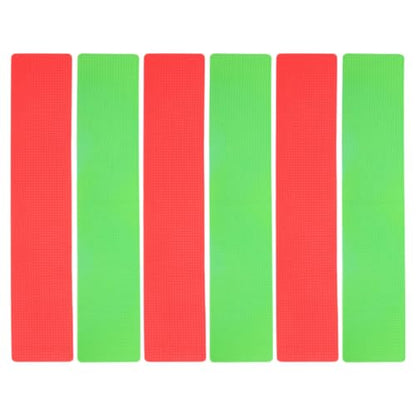 6pcs Court Line Marker Kit Boundary Markers Lines Set for Basketball Tennis Volleyball Badminton Pickleball Net Court Outdoor Indoor Training