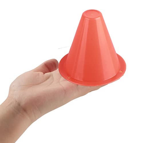 10-Pack Football Training Cones, Bracket Accessories, Obstacle Marking Set - color: Orange