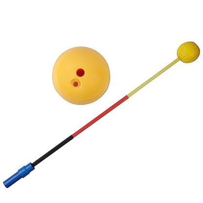 Professional Tennis Swing Trainer, Aid Practice Tool for Beginners Improve Skills of Topspin & Downspins Training Equipment Rebounder Ball with Single
