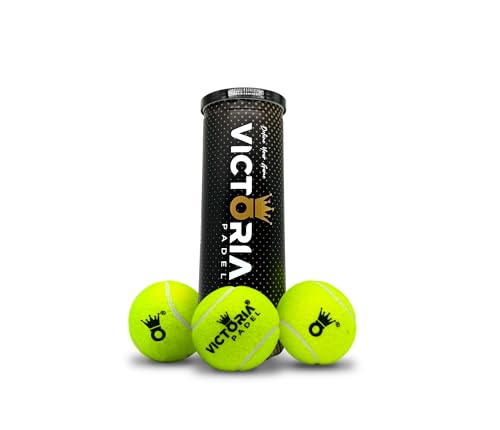 Ball – Professional Padel Balls Certified by FIP – Durable Padel Balls with Consistent Bounce – Premium Felt for High Performance – Tube of 3 Tournament-Ready