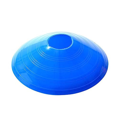 Garneck Football Training Disc Cone Markers Trainer Spot Equipment Pre Sports Rugby Soccer Training Disc Blue - color: Blue
