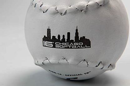 Champro Chicago Softball (White, 16-Inch)