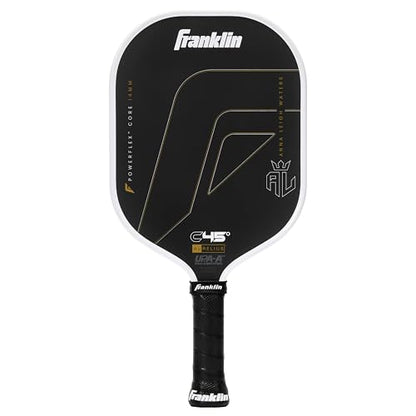 Franklin Sports PRO Pickleball Paddles – C45 Carbon Fiber Series - Official USAP + UPA Approved – Pro Player Design - color: ALW Aurelius | White, size: 14 mm