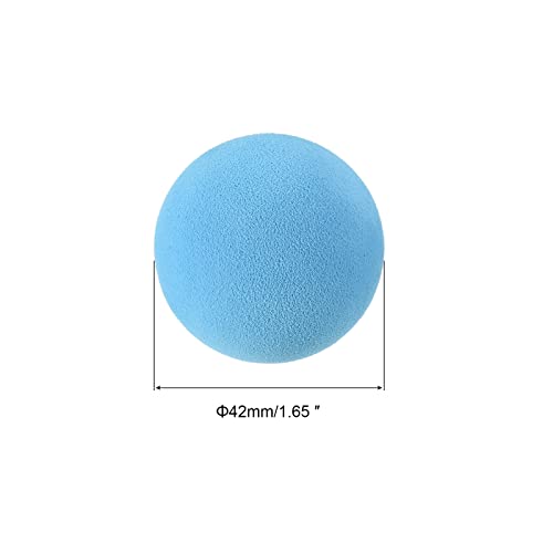 PATIKIL Golf Foam Balls, Pack Sponge Exercise Flight Swing Practice for Indoor Training - color: Light Blue