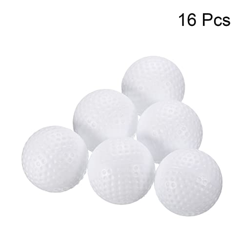 PATIKIL Golf Practice Balls, Hollow Flight Training for Indoor Swing Practice - color: White