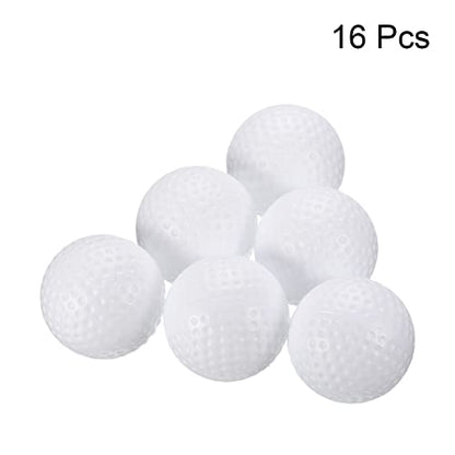 PATIKIL Golf Practice Balls, Hollow Flight Training for Indoor Swing Practice - color: White