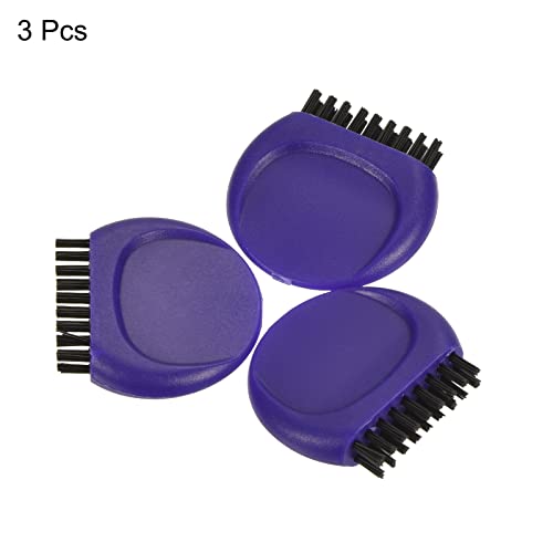 MECCANIXITY Mini Golf Club Brush Pocket Dust Groove Cleaner - color: Blue