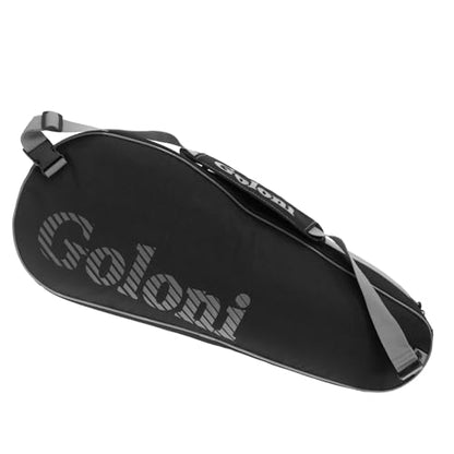 Goloni | 3 Racquet Tennis Bag, for Professional or Beginner Tennis Players, Rackets Cover Bag with Protective Pad & Lightweight | Unisex Design for Men, Women, Youth and Adults - color: Grey