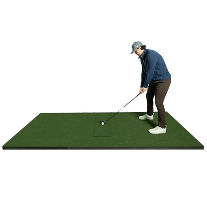 The Indoor Golf Shop SIGPRO Softy Golf Mat - Professional-Grade Practice Mat - Realistic Fairway Feel - Real Tee Capable, Replaceable Hitting Strip, Thick Cushioning & Joint-Friendly Design - size: 4' x 10'