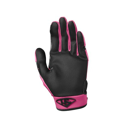 Louisville Slugger Youth Genuine V2 Batting Gloves - Savannah Bananas and Party Animals - size: Medium, style: Party Animals