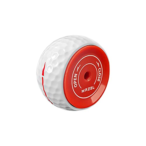 MAZEL Wheel-Like Golf Practice Ball, Adjustable Weight Putting Trainer with Instant Feedback