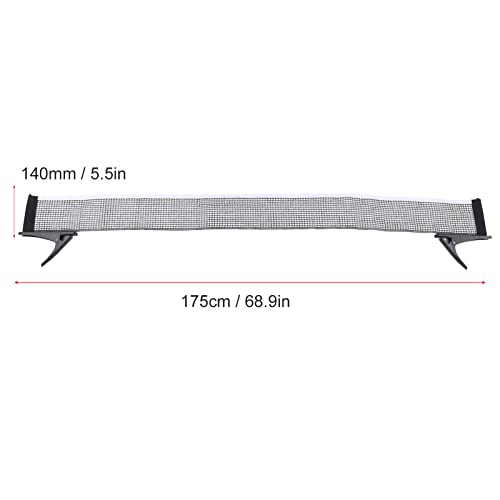 Table Tennis Net and Post Set, Professional Standard Table Tennis Net Bracket Set for Indoors, Outdoors, Athlete, Amateur, Training, Entertainment