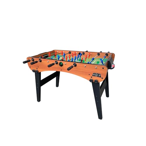 KICK Phoenix 55" Folding Foosball Table – Compact Indoor Game Table - color: Brown