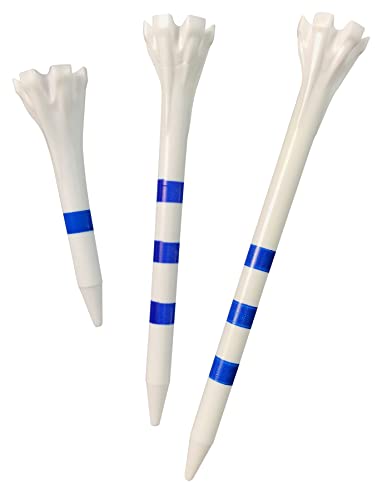 Champ Zarma FLYtee My Hite 2-3/4" 30 count - color: White/Blue Stripes