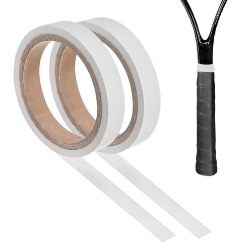 M METERXITY Grip Finishing Tape PVC Racket Wrap Grip Racquet Finishing Tapes for Pickleball/Racquetball - color: White
