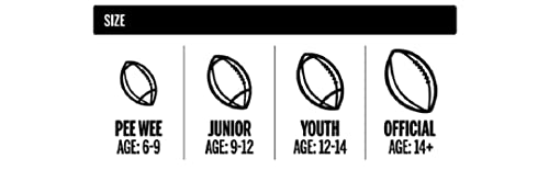 Wilson Luminous Glow Football - Junior Size, Green
