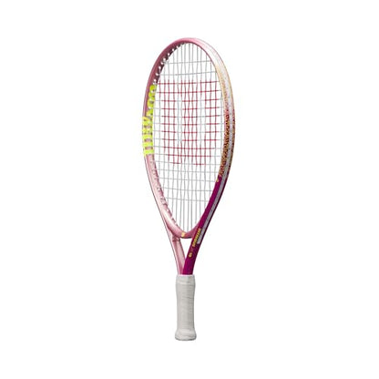 Wilson Intrigue Junior 19 Girls Tennis Racket Red/Yellow Strung 205g L