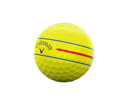 Callaway Golf Chrome Soft 2026 Golf Balls - color: 360 Yellow Triple Track