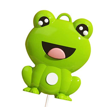 Table Tennis Trainer, Cute Kids Tennis Racquet Badminton Tennis Racket Sports Game Indoor Hanging Elastic Shaft Automatic Winding Educational Exercise for Kids Self Practice - size: Frog Style