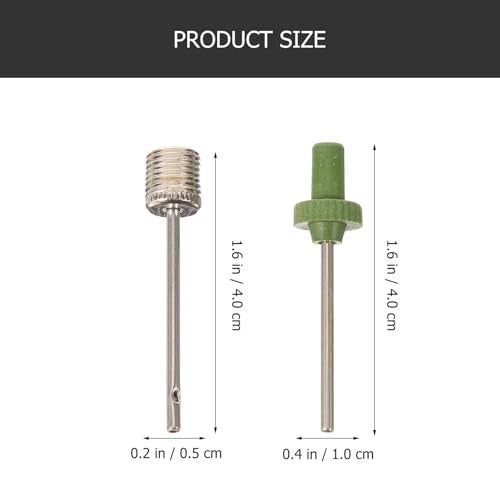 Outanaya 40pcs Basketball Inflation Needles and Air Pump Needles Set, Metal and Plastic Ball Pins for Basketball Soccer Football Pump Replacement, Suitable for Sports Ball Inflation
