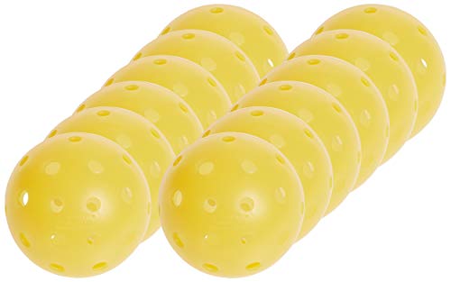 Tourna Strike Outdoor Pickleballs (36 Pack) USAPA Approved, Optic Yellow (PIKL-36-OY-O) - style: 36 Pack