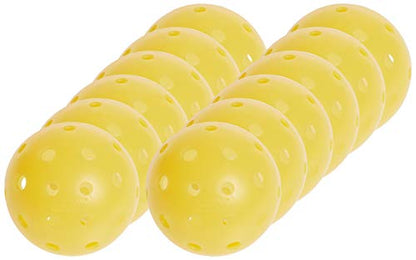 Tourna Strike Outdoor Pickleballs (36 Pack) USAPA Approved, Optic Yellow (PIKL-36-OY-O) - style: 36 Pack