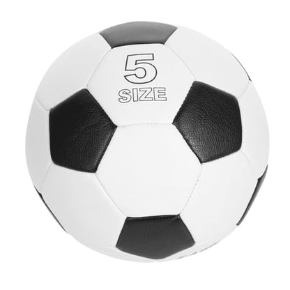 minkissy Size 5 Training Soccer Ball Pu Machine-Seamed Football for Boys, Sturdy Outdoor Practice Ball for Youth Soccer Training and Play
