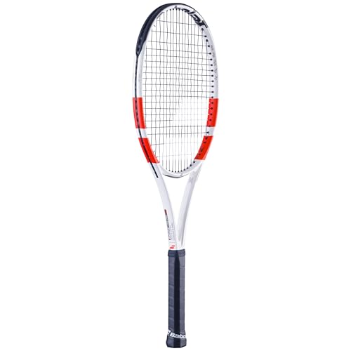 Babolat Pure Strike 98 18x20 Tennis Racquet (4th Gen) - Strung with 16g Babolat Syn Gut at Mid-Range Tension - size: 4 3/8" Grip