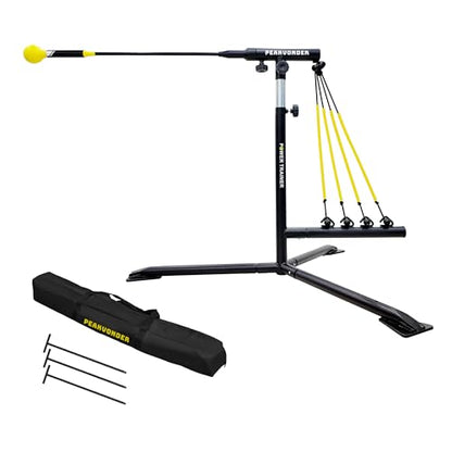 Baseball Softball Training Equipment,Baseball Softabll Hitting Trainer,Baseball Swing Trainer with 4 Power Bands, Improve Hand-Eye Coordination, Swing Mechanics, and Hitting Performance