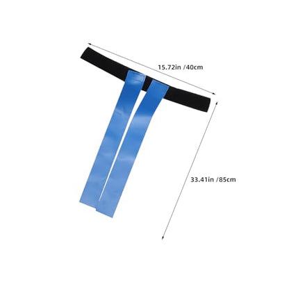 YARNOW 4pcs Flag Football Equipment: Kids Adjustable Hook And Loop Waist Belts With Flags - For Youth Sports Outdoor Games And Football Training Sessions
