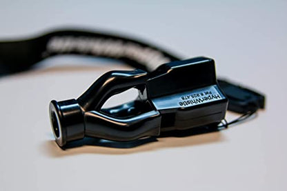 HyperWhistle The Original Worlds Loudest Whistle up to 142db Loud, Very Long Range, for Referee, Coaches, Instructors, Sports, Teachers, Life Guard, Self Defense, Survival, Emergency uses