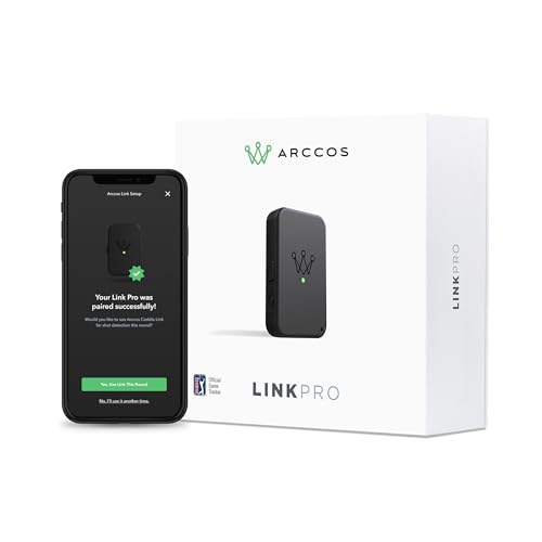 Arccos Link: Track Your Golf Game Without Your Phone, Compatible with Arccos Smart Sensors & Arccos Smart Grips - style: Link Pro
