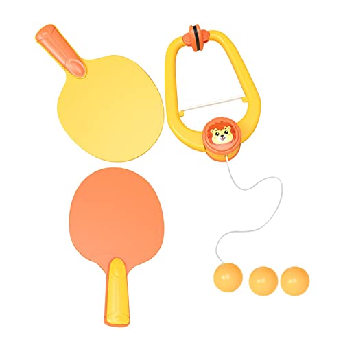 6 Pieces Tennis Indoor Table Tennis Ping Pong Paddles Balls Set Door Frame Exerciser Hand Eye Coordination Toy Practice Suitable for P