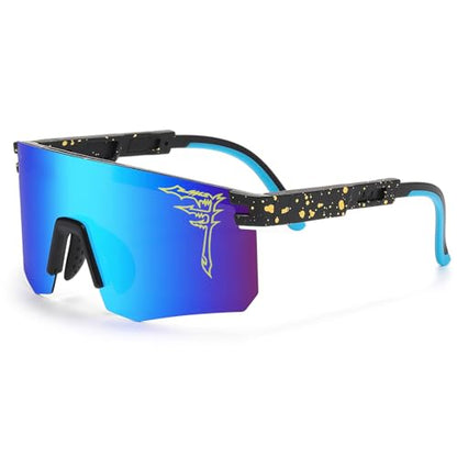 FIXEROS Polarized Youth Baseball Sunglasses for Age 8-16 Boys Girls UV400 Kids Cycling Eyewear Teenagers Sports Glasses - color: Fay15