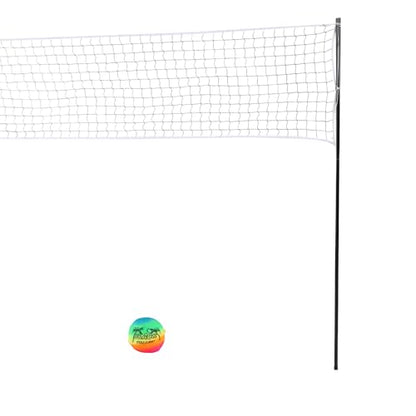Asixxsix Portable Volleyball Set, Instant Setup Outdoor Volleyball Net System, Complete Set with Weather Carry Bag for Beach Park Backyard Camping