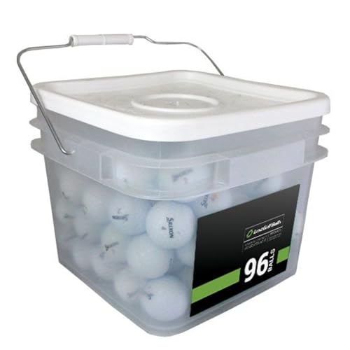 LostGolfBalls Srixon Mix Used Golf Balls – 96 Ball Bulk Pack – Cleaned & Graded