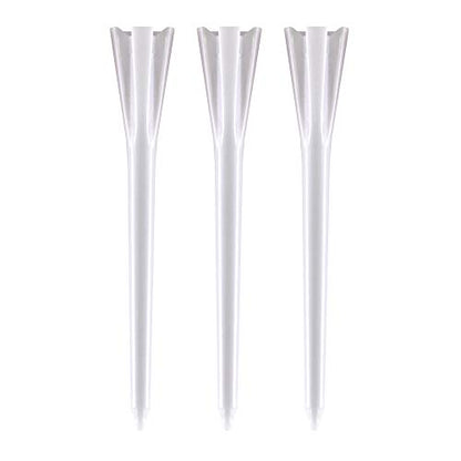 Izzo Plastic Golf Tees (100 Pack) - color: White, style: 3.25 Inches