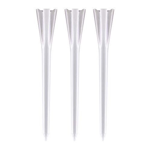 Izzo Plastic Golf Tees (100 Pack) - color: White, style: 3.25 Inches