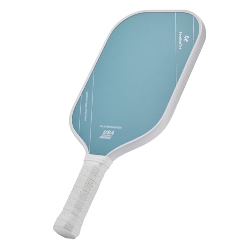 FH-500 T700 Pickleball Racket, 14MM Thick Two-Handed Offensive Pickleball Racket, Speed and Control - color: Light Blue