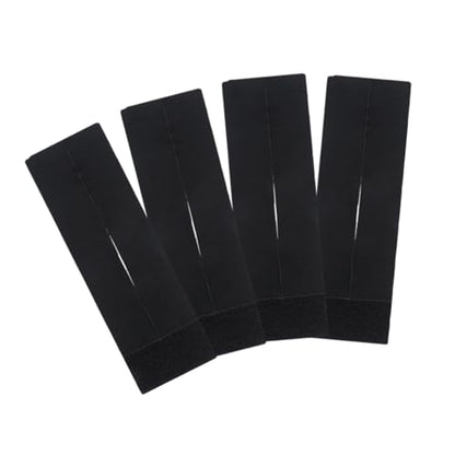 4pcs Baseball Glove Lacing Kit Glove Wrap for Baseball Softball Elastic and Reusable Polyester Sticky Closure
