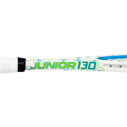 Harrow Junior Squash Racquet - color: White/Blue/Green