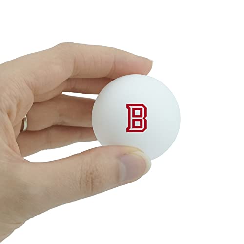 GRAPHICS & MORE Bradley University Secondary Logo Novelty Table Tennis Ping Pong Ball 3 Pack