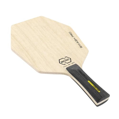 HUIOP 5-Ply Pure Wood Table Tennis Racquet Hexagon Bat Paddle