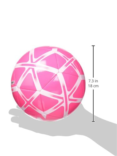 adidas Starlancer Club Soccer Ball - color: Solar Pink/White, size: 3