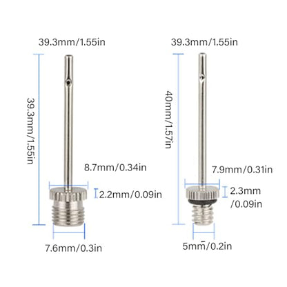 20Pcs Inflatable Needle Replacement Stainless Inflation Needle for Basketball Soccer Volleyball Balls Air Pumps Needle