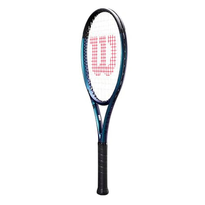 WILSON Ultra 100 V4 Tennis Racket (Unstrung) (4 1/8 inch), Blue