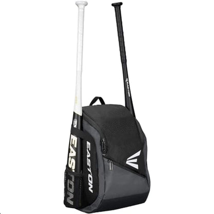 Easton | GAME READY Youth Backpack Equipment Bag | T-Ball / Rec / Travel | Baseball & Softball | Multiple Colors - color: Black