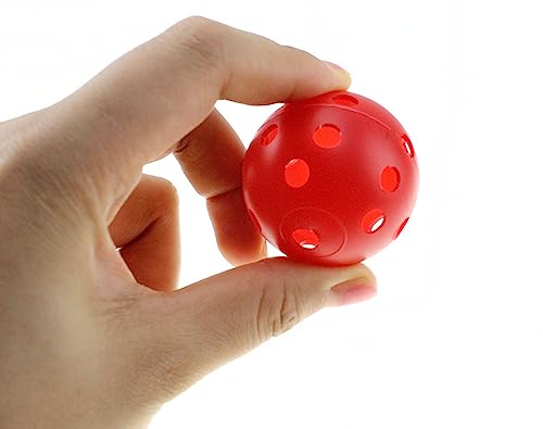 100 Pack Practice Golf Balls Airflow Hollow Plastic Golf Balls Practice Trainingor Driving Range, Swing Practice, Home Pool Balls