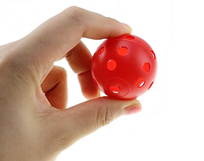 100 Pack Practice Golf Balls Airflow Hollow Plastic Golf Balls Practice Trainingor Driving Range, Swing Practice, Home Pool Balls
